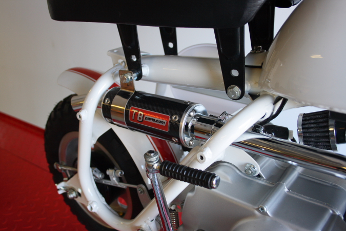 Honda Z50 Z50r Peformance Exhaust With Carbon Fiber Silencer Muffler Can TBW0667